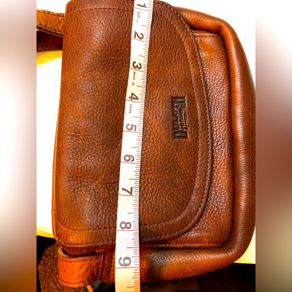 Duluth Trading Co. Brown Leather Crossbody Bag - Picture 13 of 15